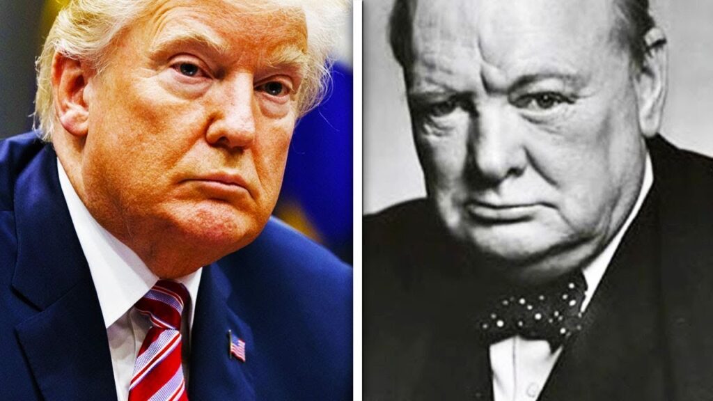 Trump Churchill