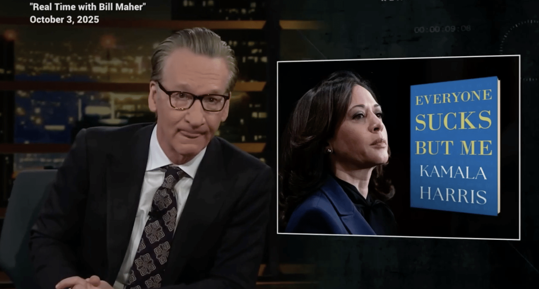 Bill Maher talks Kamala Harris' '107 Days.'